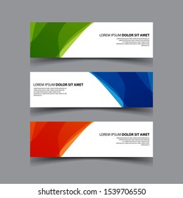 Vector Abstract design banner web template