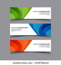 Vector Abstract design banner web template
