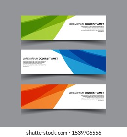 Vector Abstract design banner web template