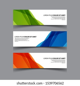 Vector Abstract design banner web template