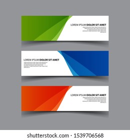 Vector Abstract design banner web template