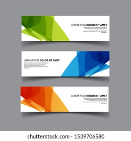 Vector Abstract design banner web template