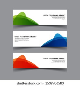 Vector Abstract design banner web template