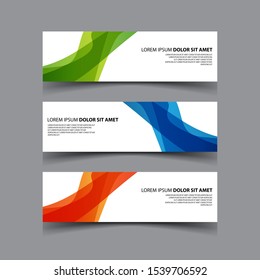 Vector Abstract design banner web template
