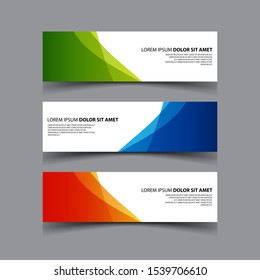 Vector Abstract design banner web template