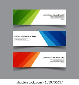 Vector Abstract design banner web template