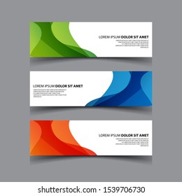 Vector Abstract design banner web template