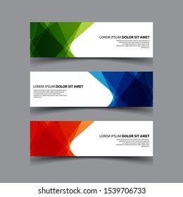 Vector Abstract design banner web template