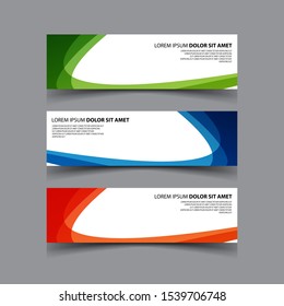 Vector Abstract design banner web template