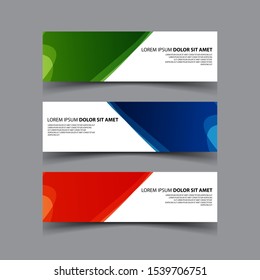 Vector Abstract design banner web template