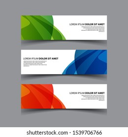 Vector Abstract design banner web template