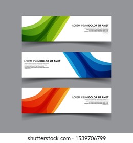Vector Abstract design banner web template