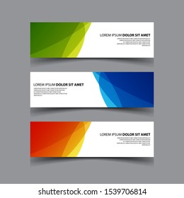 Vector Abstract design banner web template