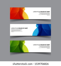 Vector Abstract design banner web template