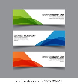 Vector Abstract design banner web template