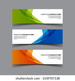 Vector Abstract design banner web template