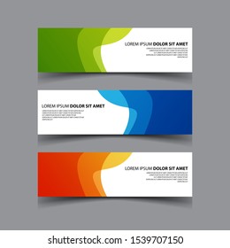 Vector Abstract design banner web template