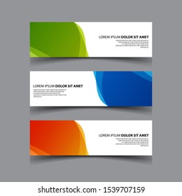 Vector Abstract design banner web template