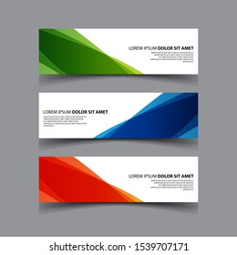 Vector Abstract design banner web template