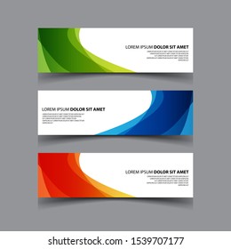 Vector Abstract design banner web template