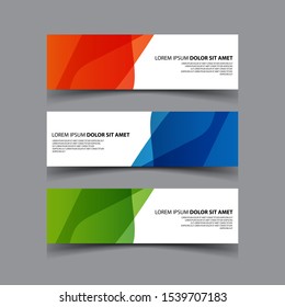 Vector Abstract design banner web template