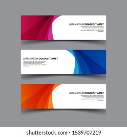Vector Abstract design banner web template