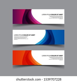 Vector Abstract design banner web template
