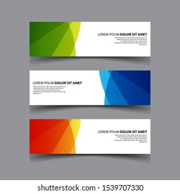 Vector Abstract design banner web template