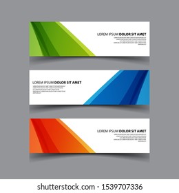 Vector Abstract design banner web template
