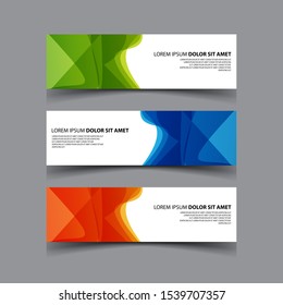 Vector Abstract design banner web template