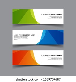 Vector Abstract design banner web template