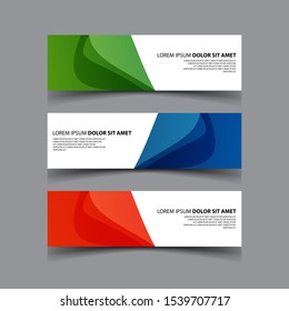 Vector Abstract design banner web template