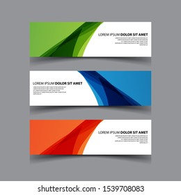 Vector Abstract design banner web template