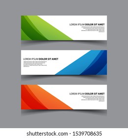 Vector Abstract design banner web template