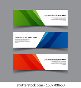 Vector Abstract design banner web template