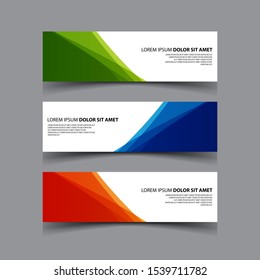 Vector Abstract design banner web template