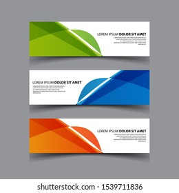 Vector Abstract design banner web template