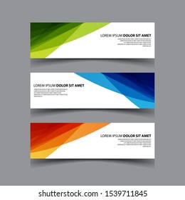 Vector Abstract design banner web template