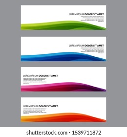 Vector Abstract design banner web template