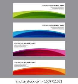 Vector Abstract design banner web template