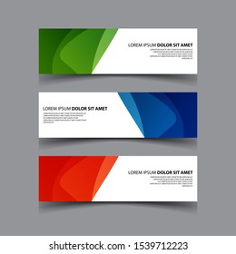 Vector Abstract design banner web template