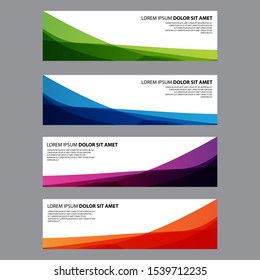 Vector Abstract design banner web template