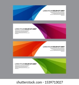 Vector Abstract design banner web template