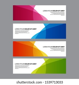 Vector Abstract design banner web template