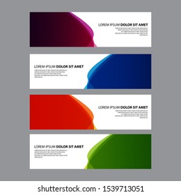 Vector Abstract design banner web template