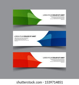 Vector Abstract design banner web template
