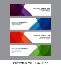 Vector Abstract design banner web template