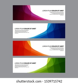 Vector Abstract design banner web template