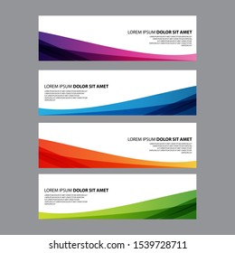 Vector Abstract design banner web template