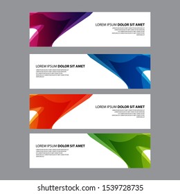 Vector Abstract design banner web template